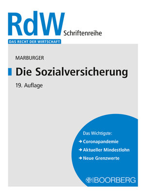cover image of Die Sozialversicherung
